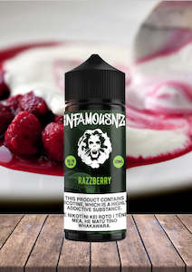 Infamous: Infamous NZ - Raspberry Sweet (Razzberry) 120ml