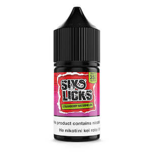Six Licks Salts Strawberry Watermelon (Berried Alive)