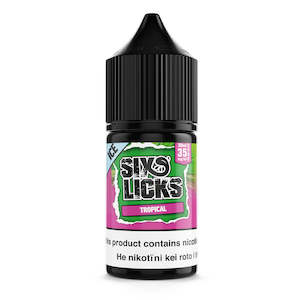 Six Licks: Six Licks Salts Tropical (Melon on my Mind)