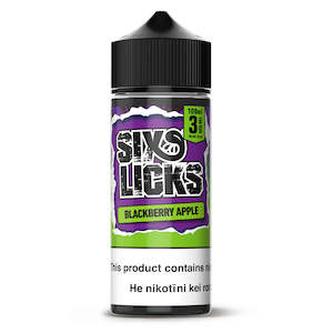 Six Licks - Blackberry Apple (Liquid Gold)