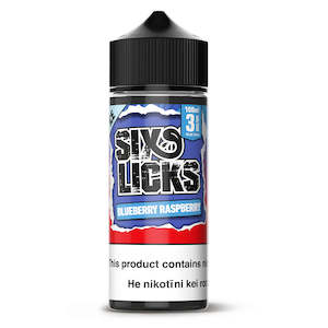Six Licks: Six Licks - Blueberry Raspberry (Bluemonia)