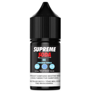 Supreme Soda Salts (ICE)- Cinnamon Vanilla