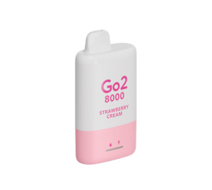Go2 6500 Puff Disposable: Go2 8000 Puff - Strawberry Cream