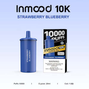 Inmood 10k Pre Filled Pod: INMOOD 10K Pod - Strawberry Blueberry