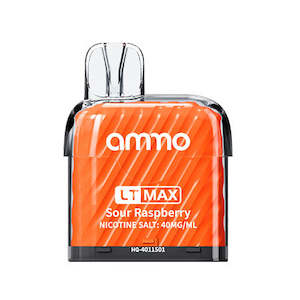 Ammo 10k: Ammo 10K Puff Pod - Sour Raspberry