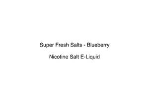 Super Fresh Salts - Blueberry
