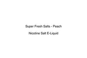 Super Fresh Salts - Peach