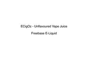ECigOz - Unflavoured Vape Juice