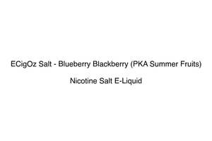 ECigOz Salt - Blueberry Blackberry (PKA Summer Fruits)