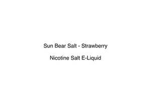 Sunbear: Sun Bear Salt - Strawberry