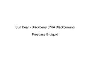 Sunbear: Sun Bear - Blackberry (PKA Blackcurrant)