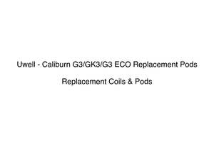 Replacement Coils Pods: Uwell - Caliburn G3/GK3/G3 ECO Replacement Pods