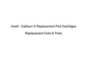Replacement Coils Pods: Uwell - Caliburn X Replacement Pod Cartridges