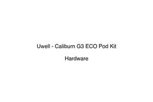 Uwell - Caliburn G3 ECO Pod Kit 750mAh 2.5ml
