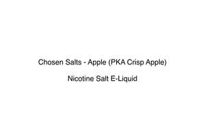 Chosen Salts - Apple (PKA Crisp Apple)
