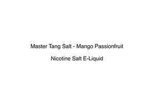 Master Tang: Master Tang Salt - Mango Passionfruit