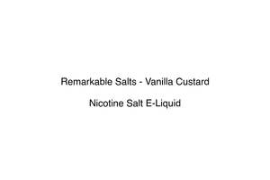 Remarkable Salts - Vanilla Custard