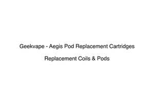 Geekvape: Geekvape - Aegis Pod Replacement Cartridges