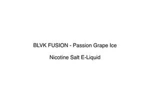 Blvk E Liquid: BLVK FUSION - Passion Grape Ice