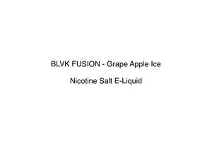 Blvk E Liquid: BLVK FUSION - Grape Apple Ice
