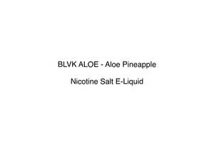 Blvk E Liquid: BLVK ALOE - Aloe Pineapple