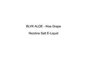 Blvk E Liquid: BLVK ALOE - Aloe Grape