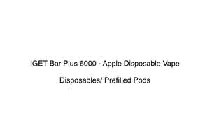 Iget Bar Plus 6000: IGET Bar Plus 6000 - Apple