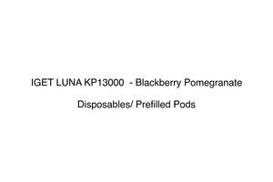 IGET LUNA KP13000  - Blackberry Pomegranate