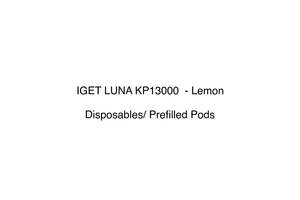 IGET LUNA KP13000  - Lemon