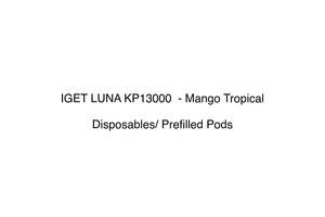 IGET LUNA KP13000  - Mango Tropical