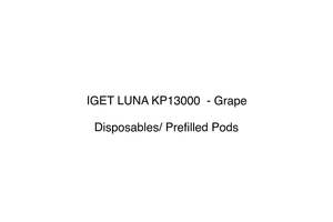 IGET LUNA KP13000  - Grape