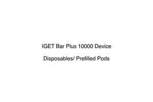 IGET Bar Plus 10000 Device