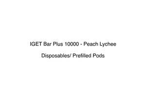 IGET Bar Plus 10000 - Peach Lychee