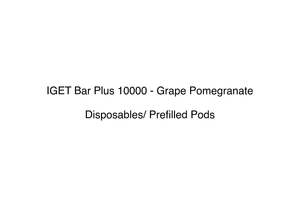 IGET Bar Plus 10000 - Grape Pomegranate