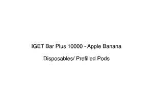 IGET Bar Plus 10000 - Apple Banana