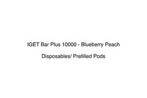 IGET Bar Plus 10000 - Blueberry Peach