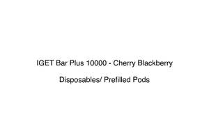 IGET Bar Plus 10000 - Cherry Blackberry