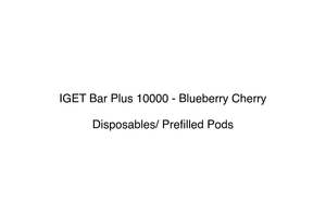 IGET Bar Plus 10000 - Blueberry Cherry