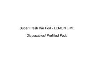 Super Fresh Bar Xp 18000: Super Fresh Bar Pod - LEMON LIME