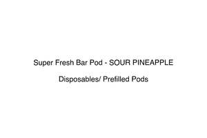 Super Fresh Bar Xp 18000: Super Fresh Bar Pod - SOUR PINEAPPLE
