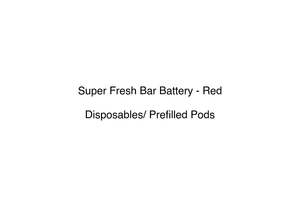 Super Fresh Bar Xp 18000: Super Fresh Bar Battery - Red