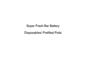 Super Fresh Bar Xp 18000: Super Fresh Bar Battery
