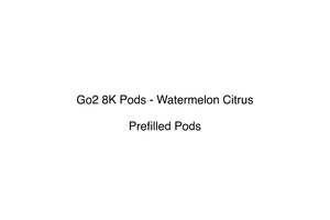 Go2 8k Prefilled Replacement Pod Vape System: Go2 8K Pods - Watermelon Citrus