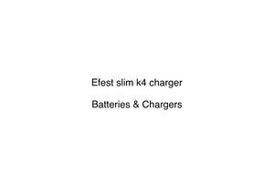 Efest slim k4 charger