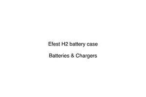 Hardware Hardware: Efest H2 battery case