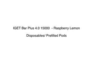 IGET Bar Plus 4.0 15000  - Raspberry Lemon
