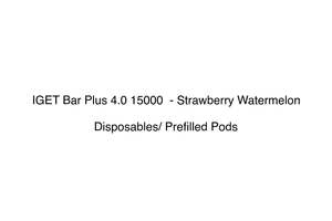 IGET Bar Plus 4.0 15000  - Strawberry Watermelon
