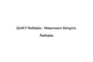 Pods Disposables: QUIKY Refillable - Watermelon 50mg/mL