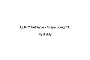 Pods Disposables: QUIKY Refillable - Grape 50mg/mL
