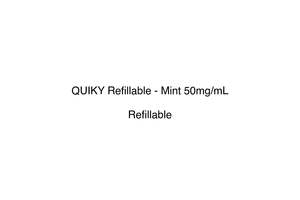 QUIKY Refillable - Mint 50mg/mL